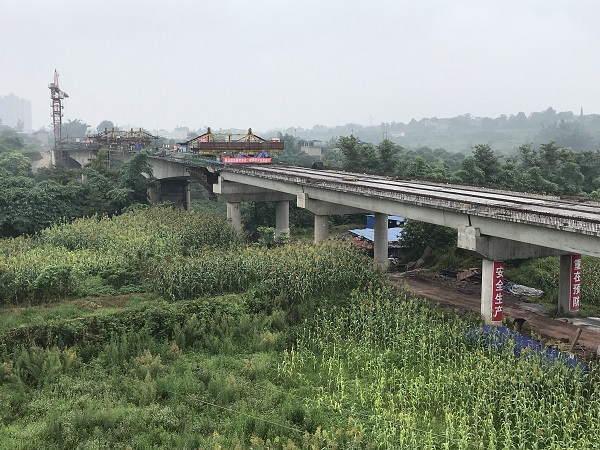 川南城际铁路泸州段濑溪河大桥